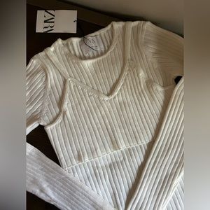 ZARA Kids Rib Knit Sweater